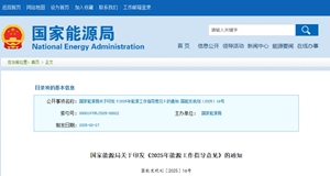 國家能源局關(guān)于印發(fā)《2025年能源工作指導意見》的通知